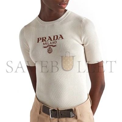 PRADA LOGO-INTARSIA JUMPER PRADA LOGO-INTARSIA JUMPER